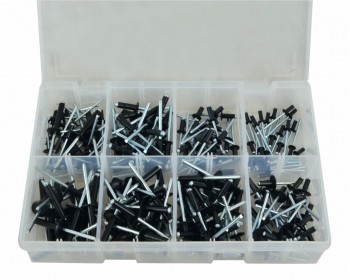Assorted Black Pop Rivets (200)  